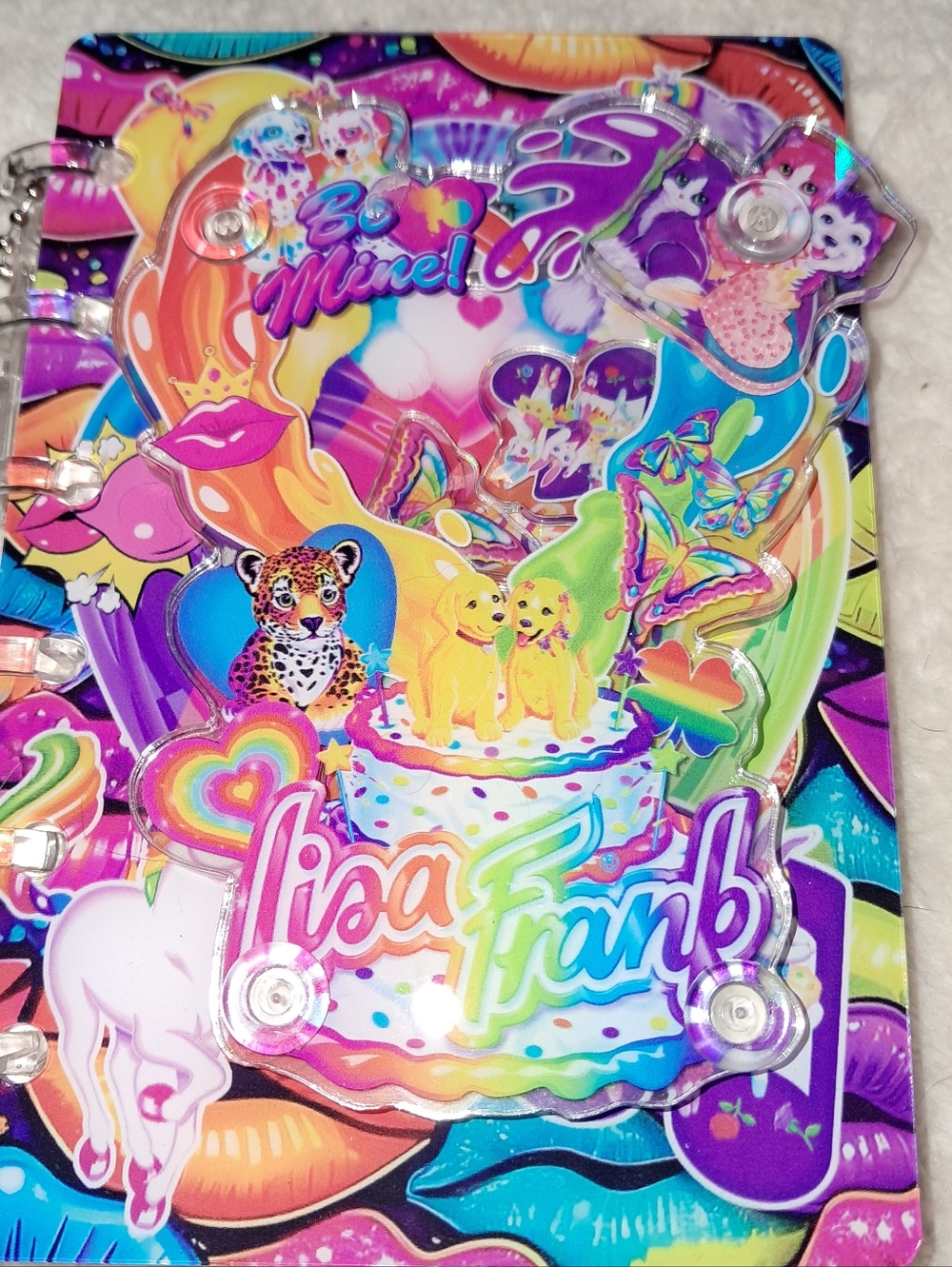 New! Lisa Frank A7 Shaker Notebook